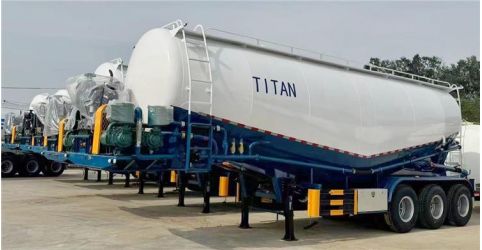 Bulk Cement Tanker Trailer will exporet to Barbados
