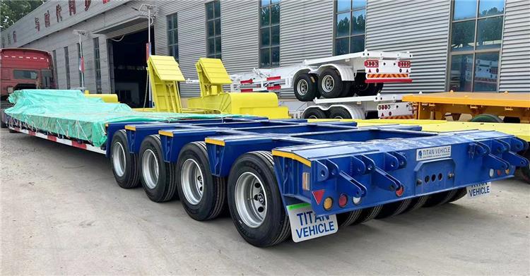 4 Line 8 Axle Low Bed Trailer for Sale In Uganda