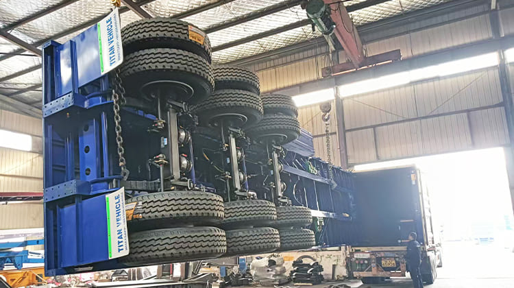 3 Axle Flatbed Trailer will be Sent to Uganda