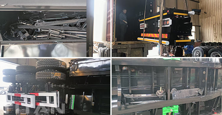 40 Foot Container Platform Semi Trailer for Sale in Uganda