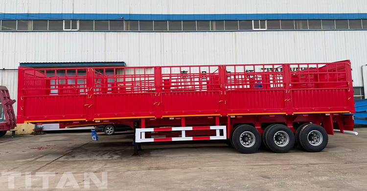3 Axle Bulk Semi Fence Cargo Trailer for Sale in Uganda