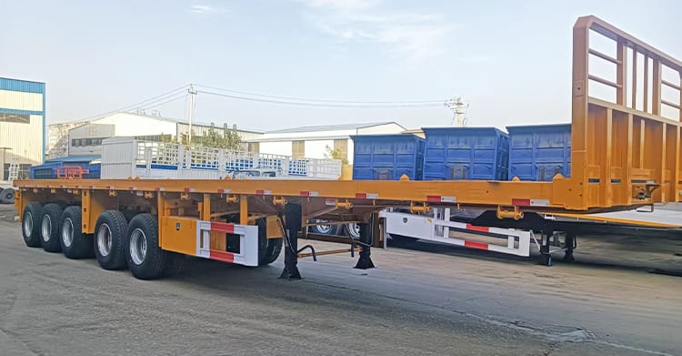 5 Axle Platform Container Semi Trailers for Sale in Uganda