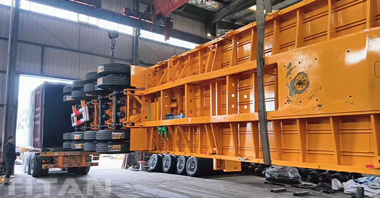 New 4 Axle Flatbed Trailers for Sale in Uganda