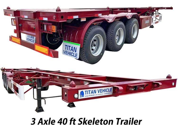 The Main Features of 40ft Skeleton Trailer for Sale In Uganda