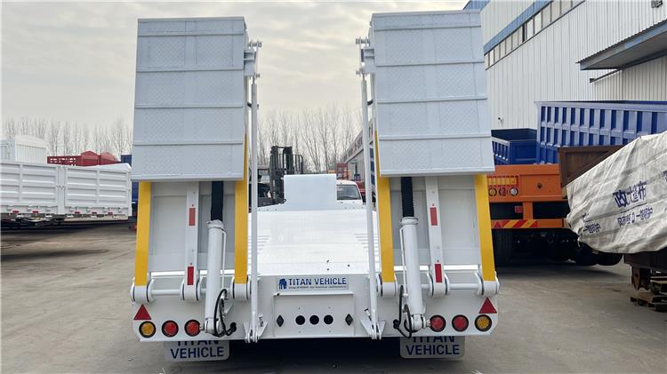 Hydraulic 3 Axle Low Bed Trailer Manufacturer | Low Bed Semi Trailer In Uganda