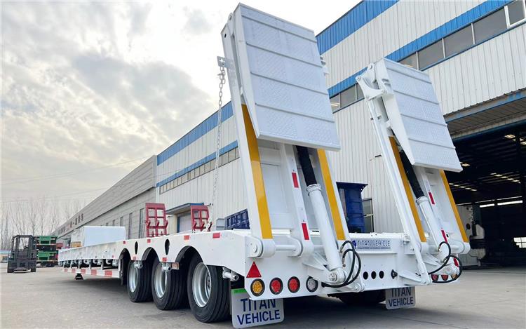 Hydraulic 3 Axle Low Bed Trailer Manufacturer | Low Bed Semi Trailer In Uganda