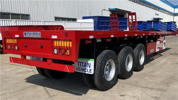 Flatbed Semi Trailer for Sale In Entebbe | Flatbed Container Tractor Truck Trailer