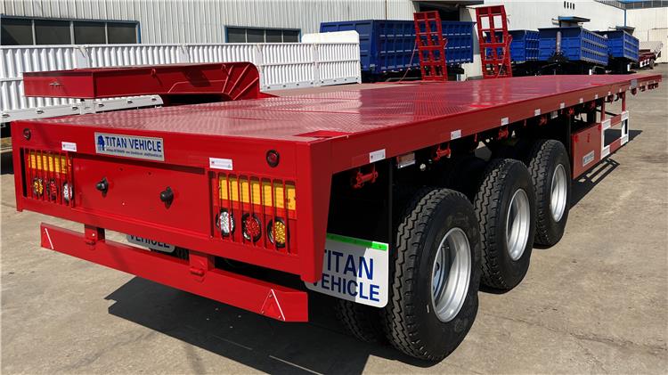 Flatbed Semi Trailer for Sale In Entebbe | Flatbed Container Tractor Truck Trailer