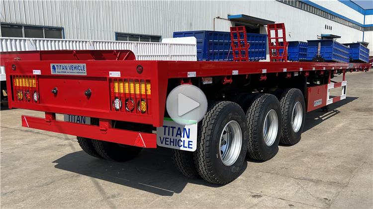 Flatbed Semi Trailer for Sale In Entebbe | Flatbed Container Tractor Truck Trailer