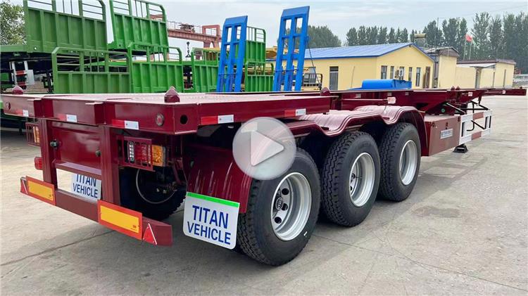 Container Skeletal Trailer for Sale In Uganda | 40 ft Skeleton Semi Trailer