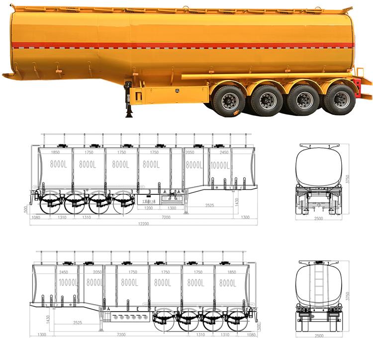 Fuel Tanker Semi Trailers for Sale In Uganda Kampala