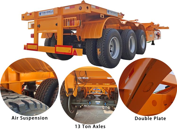 Uganda Trailer Skeleton Semi Trailer Price In Uganda