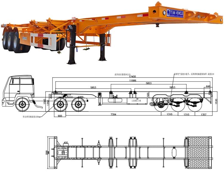 Uganda Trailer Skeleton Semi Trailer Price In Uganda