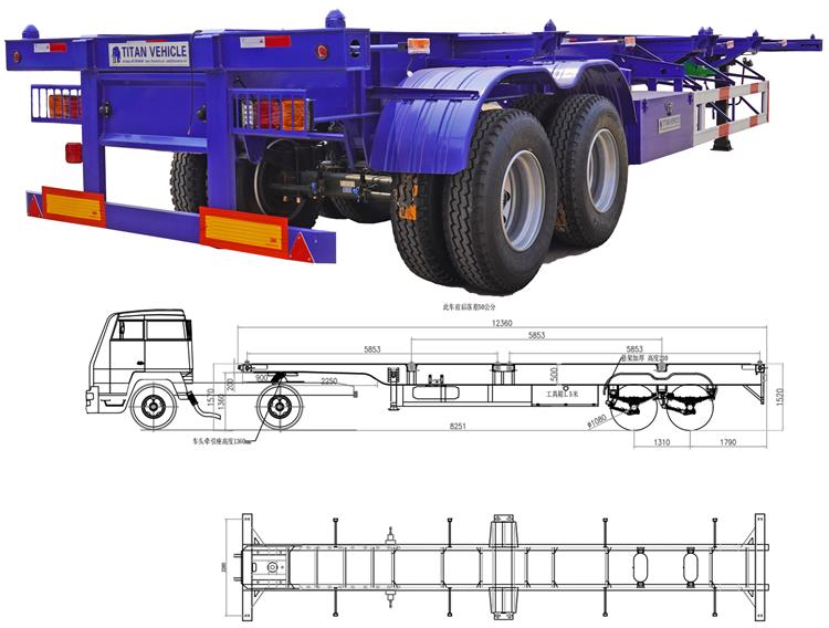 Container Skeletal Trailers for Sale In Uganda Kampala