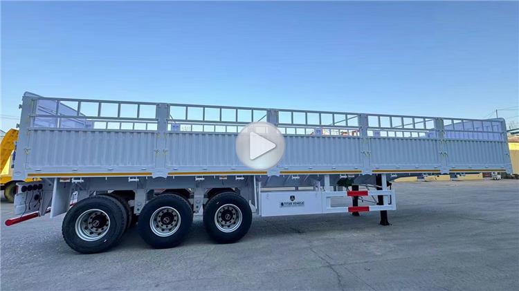 3 Axle 80 Ton Stake Semi Trailer for Sale in Uganda