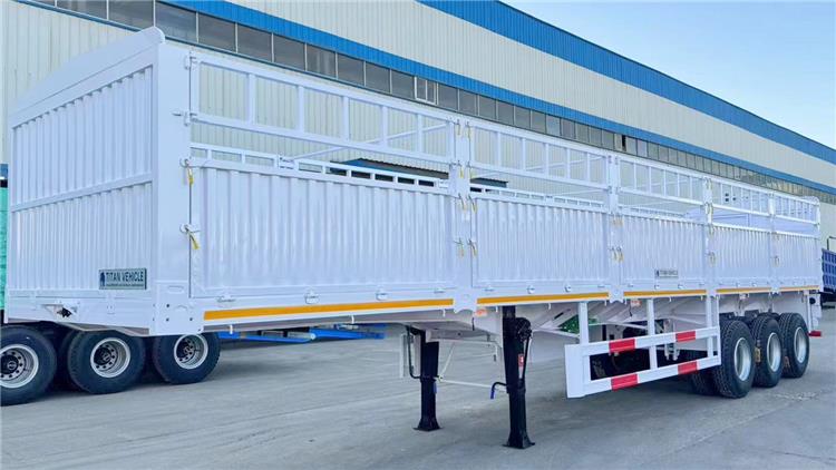 3 Axle 80 Ton Stake Semi Trailer for Sale in Uganda