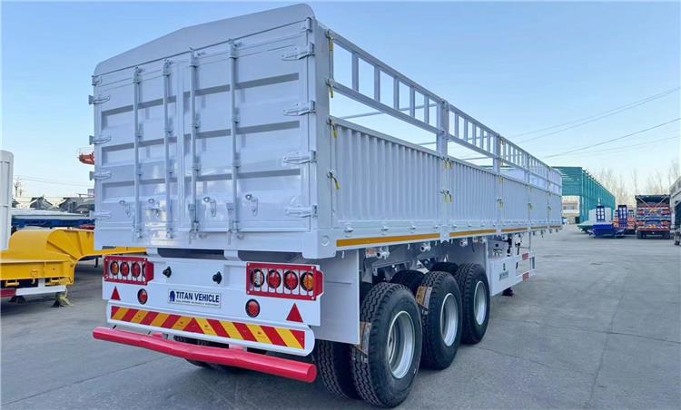 3 Axle 80 Ton Stake Semi Trailer for Sale in Uganda