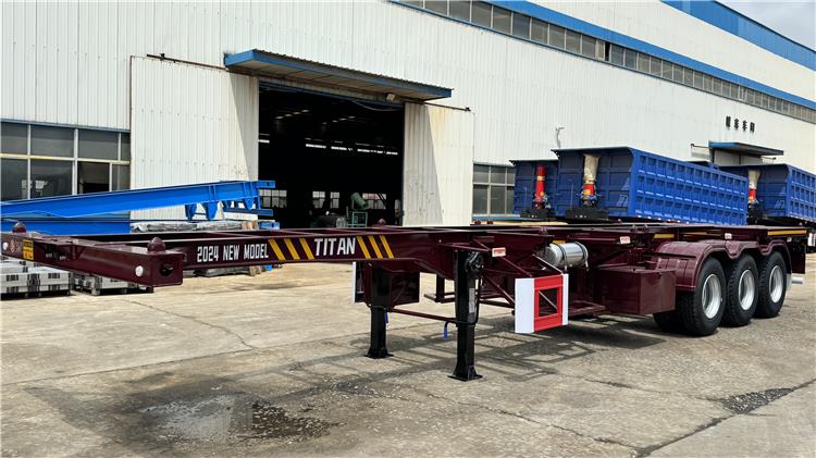 2024 Top 40ft Skeleton Trailer for Sale Near Me In Uganda