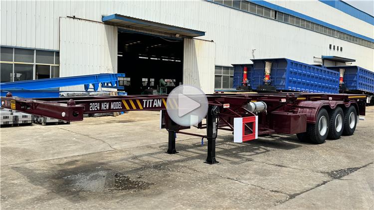 2024 Top 40ft Skeleton Trailer for Sale Near Me In Uganda
