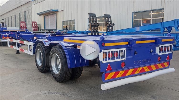 2 Axle 40 foot Container Chassis Semi Trailer Price In Uganda