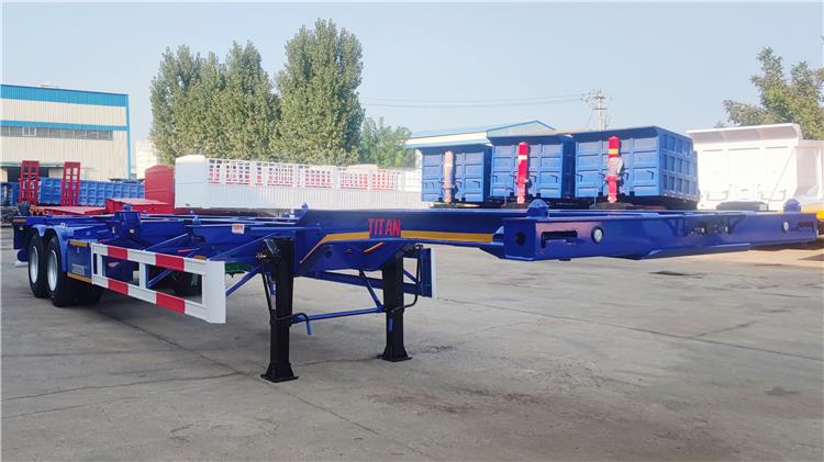 2 Axle 40 foot Container Chassis Semi Trailer Price In Uganda