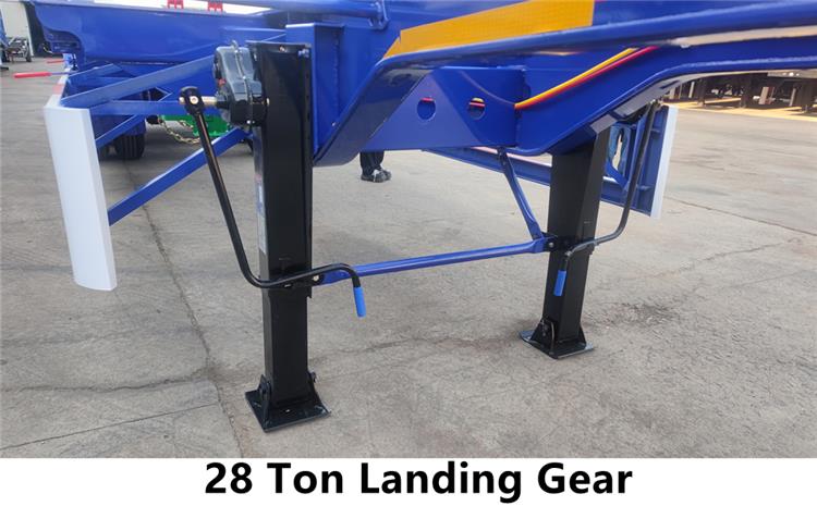 2 Axle 40 foot Container Chassis Semi Trailer Price In Uganda
