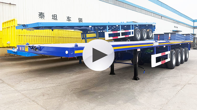 4 Axle Flatbed Trailer Manufacturers for Sale in Uganda, Ugrua
