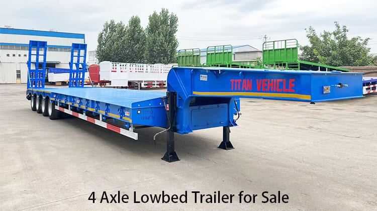 4 Axle Lowbed Trailer for Sale in Uganda, Ugulu