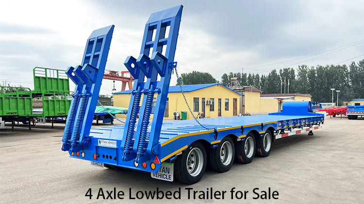 4 Axle Lowbed Trailer for Sale in Uganda, Ugulu