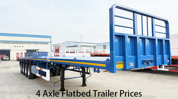 4 Axle Flatbed Trailer Prices for Sale in Uganda, Ugkab