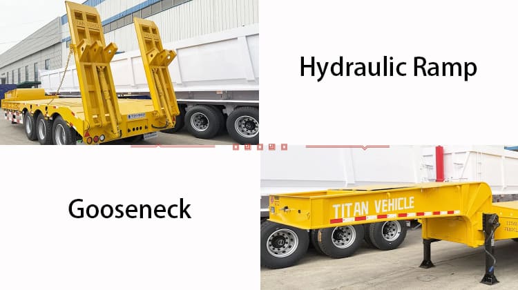 60 Ton Low Bed Trailer Price for Sale in Uganda, Ugkse