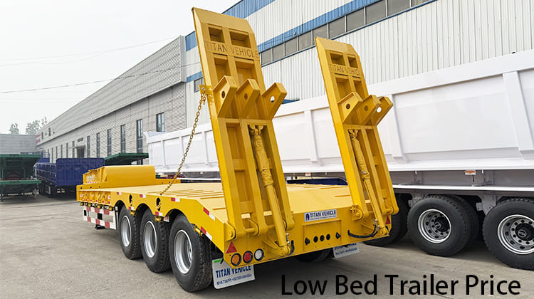 60 Ton Low Bed Trailer Price for Sale in Uganda, Ugkse