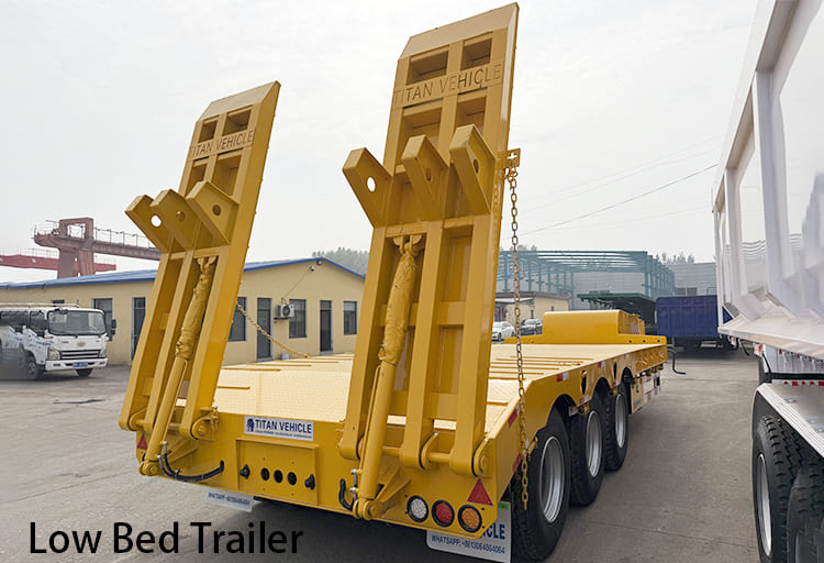 60 Ton Low Bed Trailer Price for Sale in Uganda, Ugkse