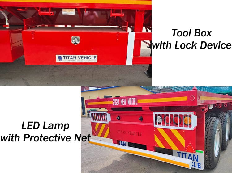 Flatbed Trailer Prices | Tri Axle 40Ft Trailer for Sale in Kampala Uganda