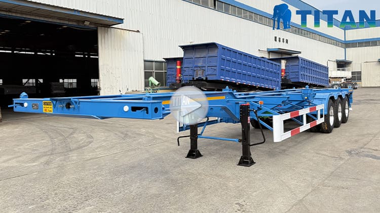 40 Foot Shipping Container Trailer for Sale in Uganda | Container Chassis Price