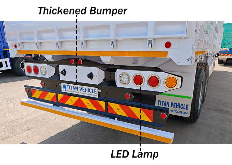 Removable Cargo Side Wall Trailer for Sale in Uganda Kampala