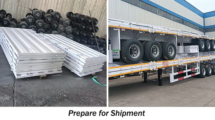 Removable Cargo Side Wall Trailer for Sale in Uganda Kampala