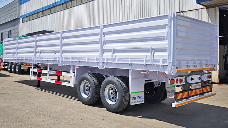 Removable Cargo Side Wall Trailer for Sale in Uganda Kampala