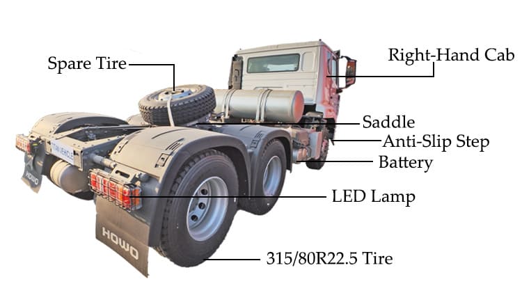 Sinotruk Howo 371 Truck Head Price for Sale in Uganda