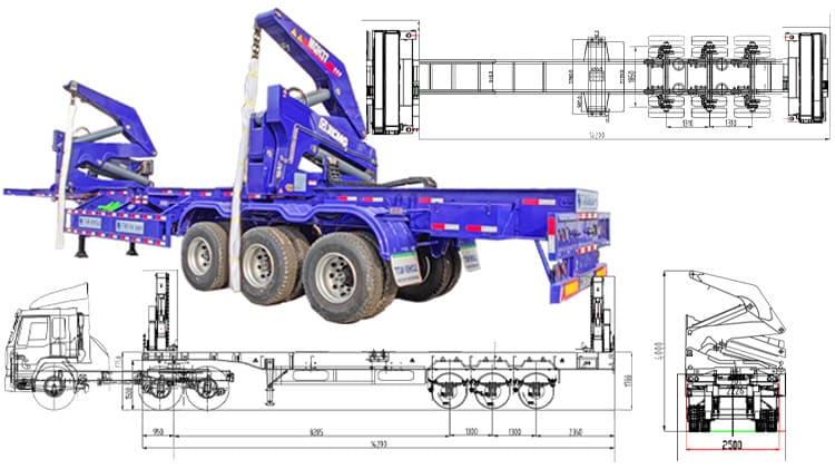 37 Ton Side Loader Crane for Sale in Uganda