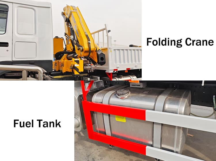 Mobile Folding Crane Truck Mounted for Sale in Uganda