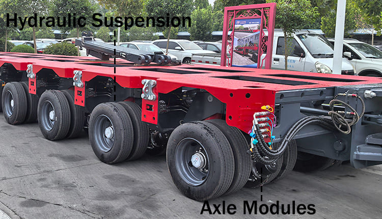 Nicolas Hydraulic Modular Trailer for Sale in Uganda