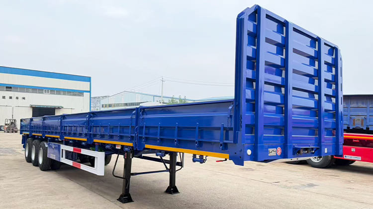 China Cargo Side Wall Trailer for Sale in Uganda