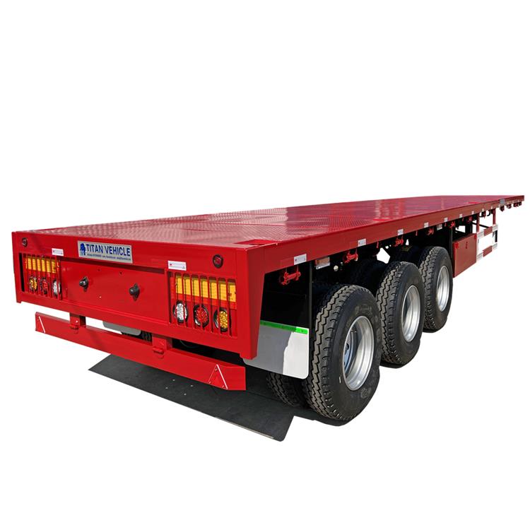 3 Axle 40 foot Platform Semi Trailers