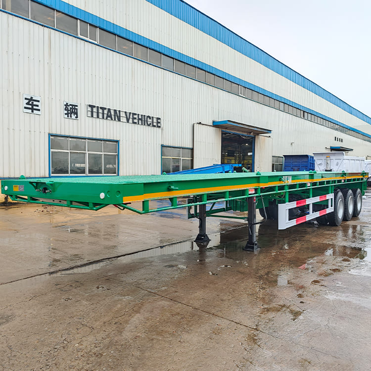 3 Axle Flatbed Trailer