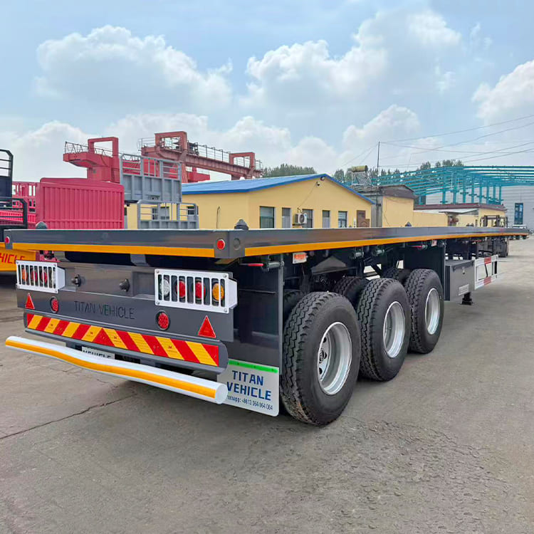 40 Ft 3 Axle Flatbed Trailer