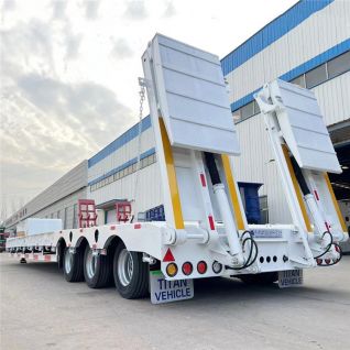 Hydraulic 3 Axle Low Bed Trailer