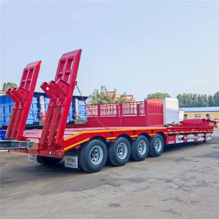 4 Axle Low Loader Truck Trailer